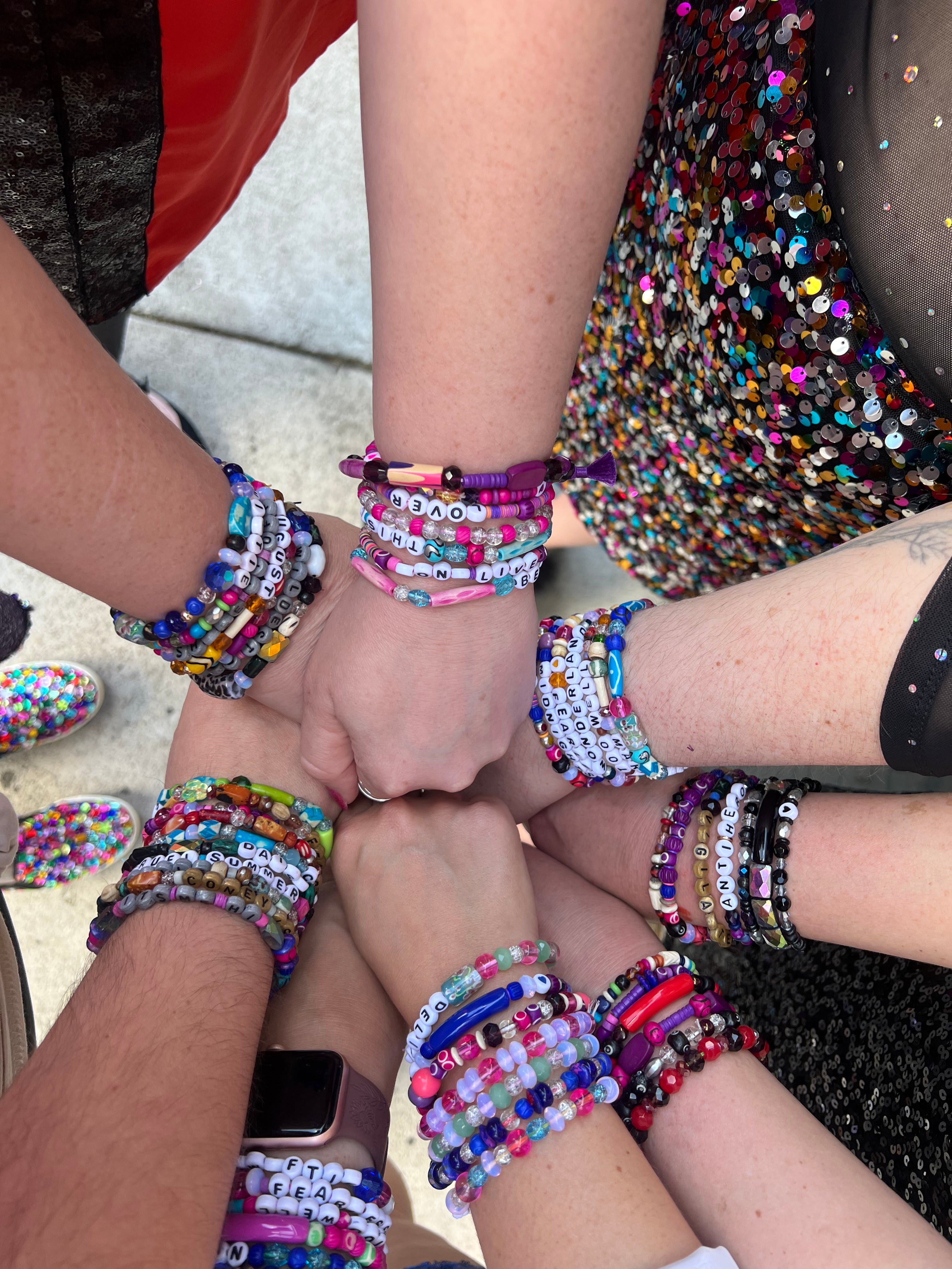 Friendship bracelets a hot item for Taylor Swift Eras Tour