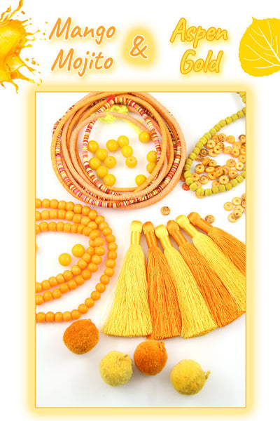 Mango Mojito + Aspen Gold Color Inspiration