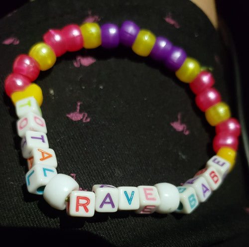 Handmade Kandi Bead Bracelets for Festivals, Parties, Raves, and More! PLUR Fun