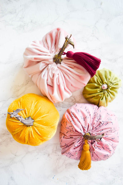 Autumn Tassel Pumpkin DIY by PMQforTwo