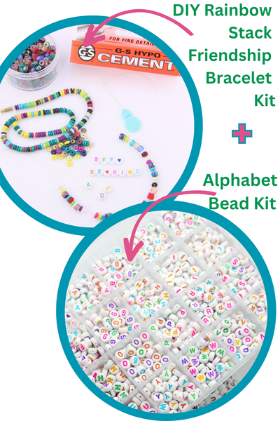 DIY "Kids" Friendship Bracelet Kit, Make 6+ Bracelets