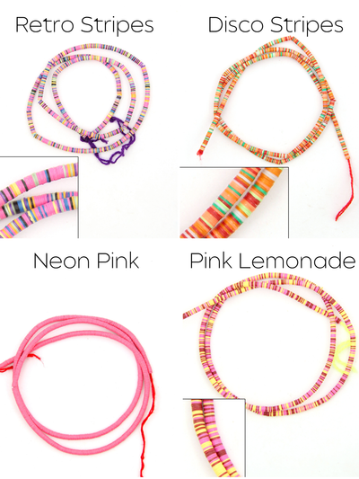 4mm Vinyl Record Beads: Ghanaian Handmade Heishi Disc Spacers