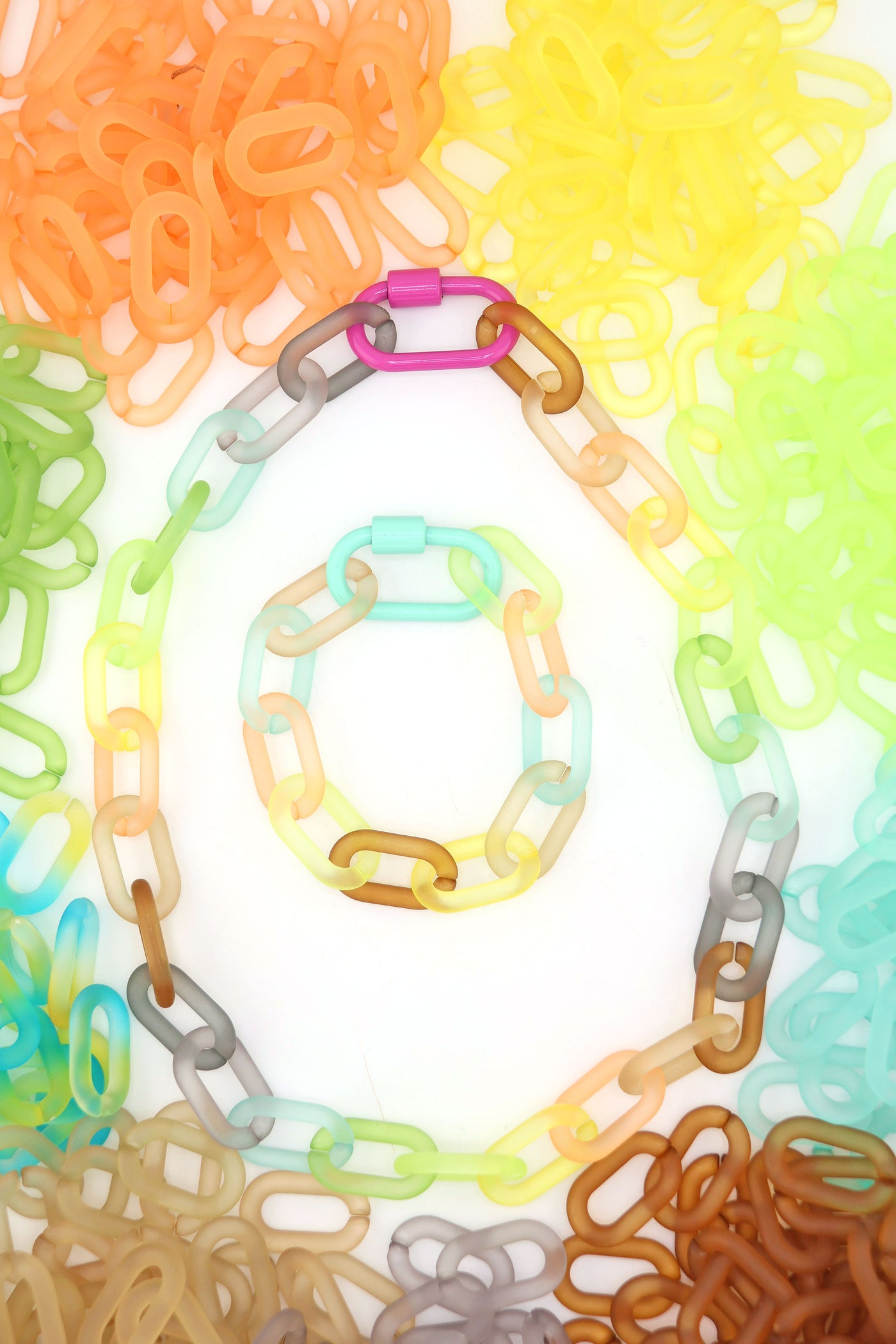 Snap Links: Acrylic Links for Jewelry Making, DIY Chain Necklaces