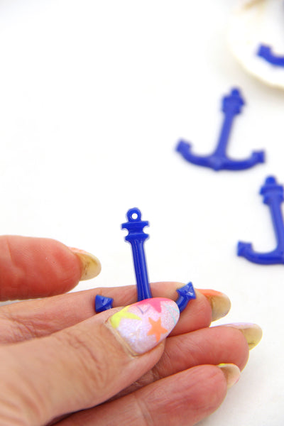 Navy Anchor charm for making DIY beach jewelry