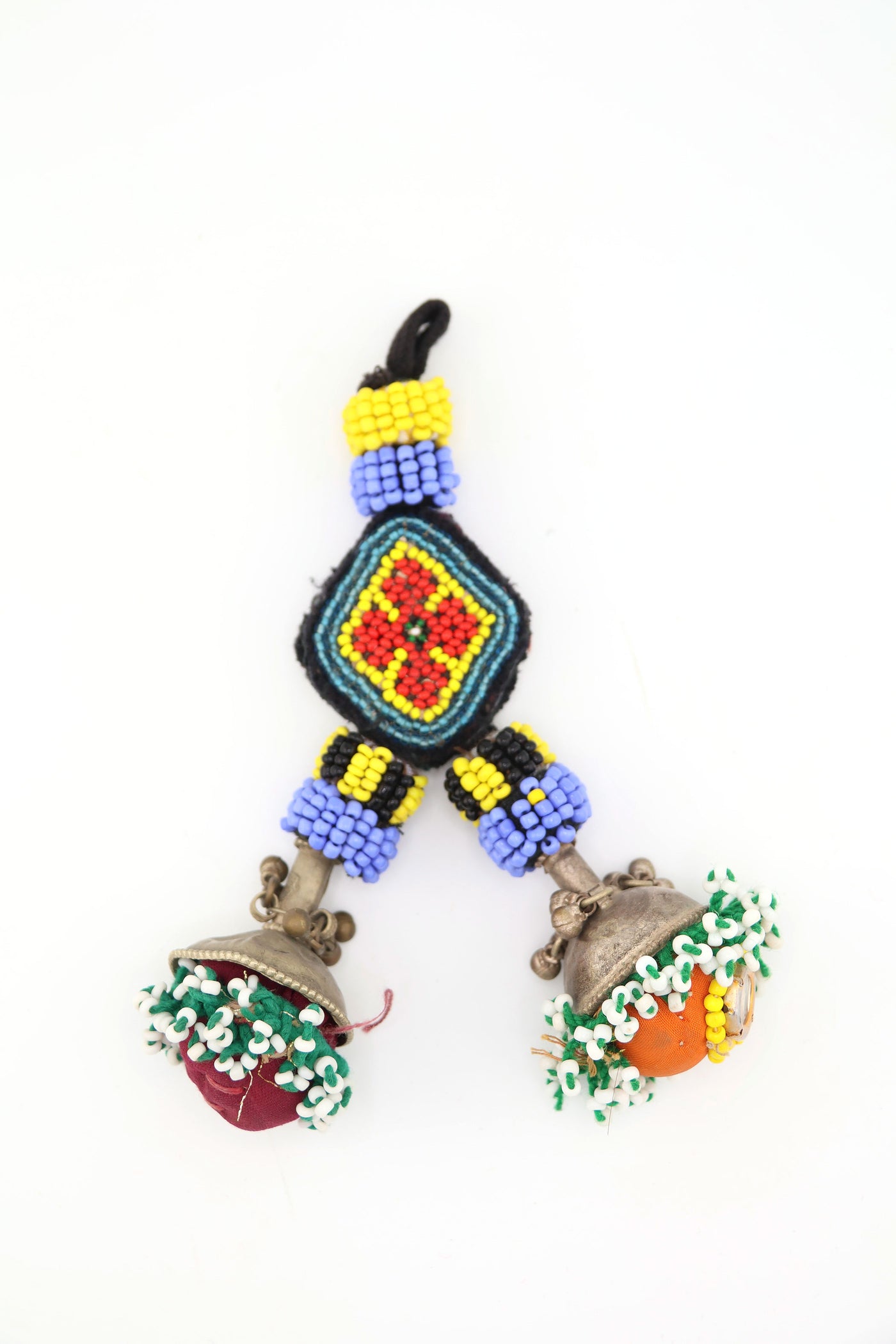 Beaded Tribal Pashtun Tassel, Purse Charm,  6" Tassel, TS15