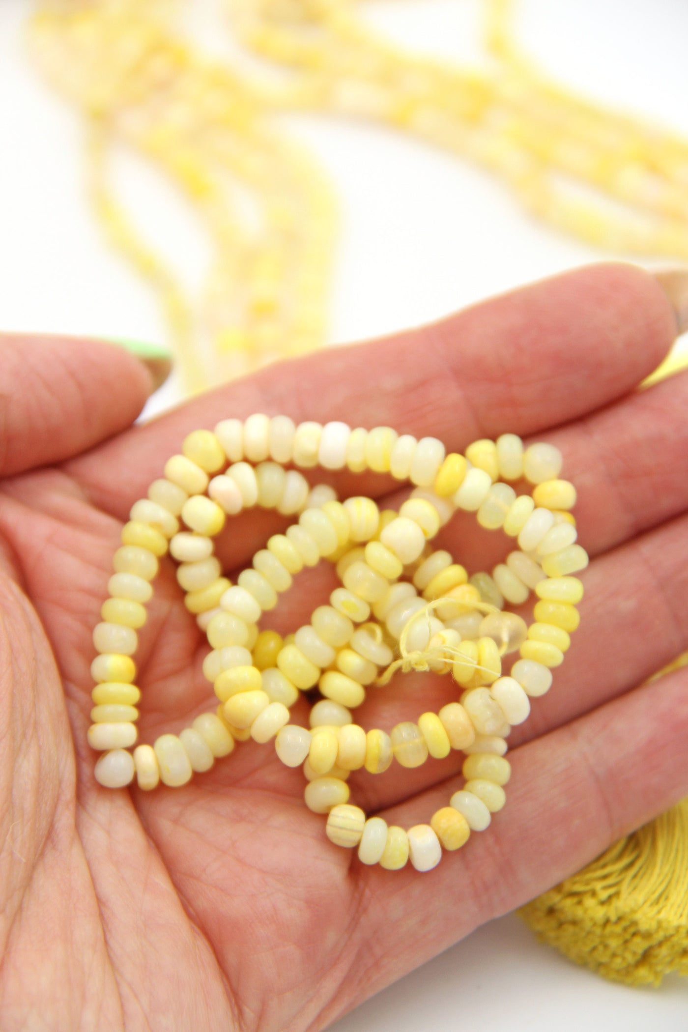 Yellow AA Quality Beads for DIY jewelry and trendy DIY bracelets