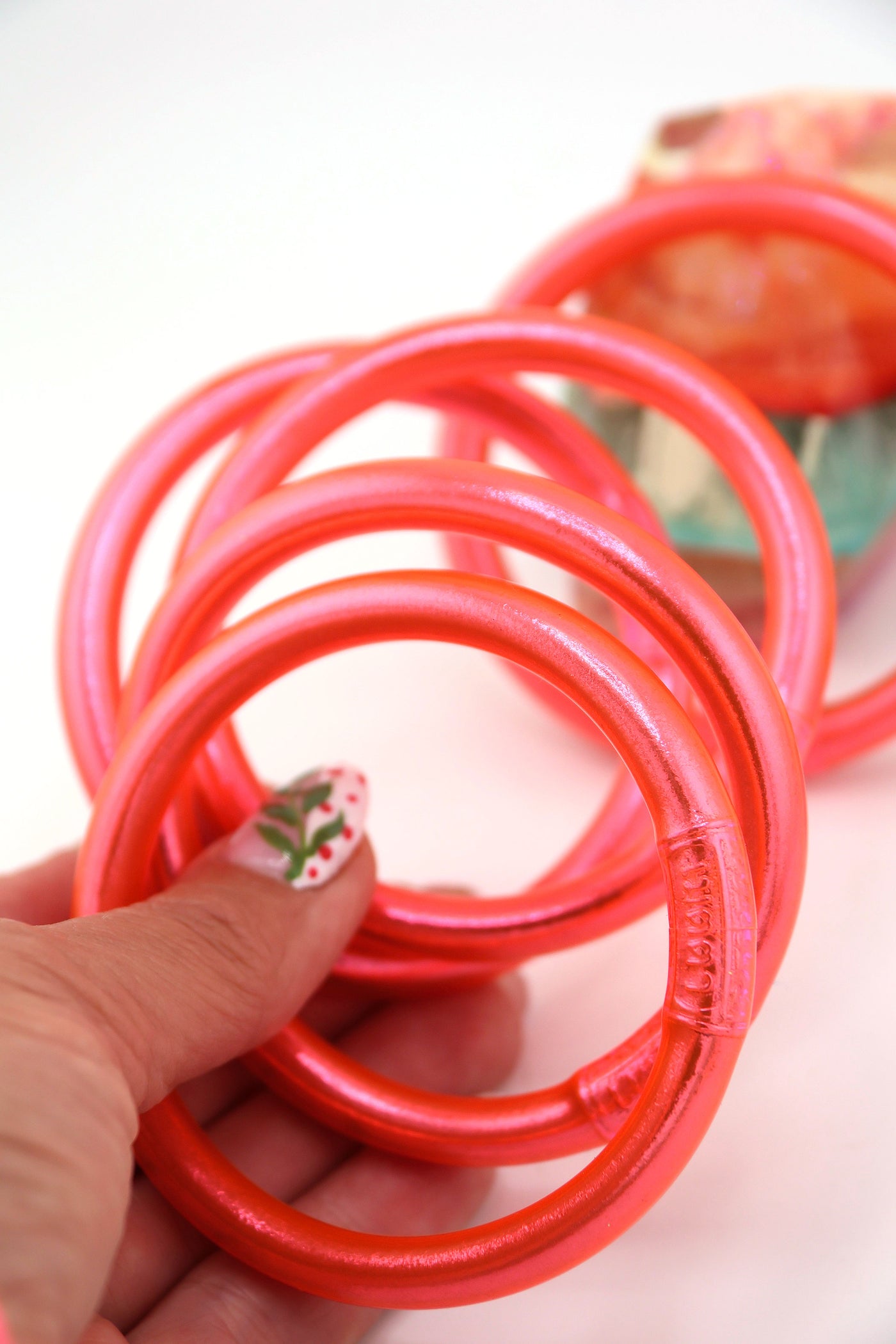 Coral Luxe Thai Buddhist Temple Bracelets, Mantra Bangle, Kumlai, Budha Girl Dupe Lucky Prayer Bracelets, or Temple Rushes, Blessed by Buddhist Monks