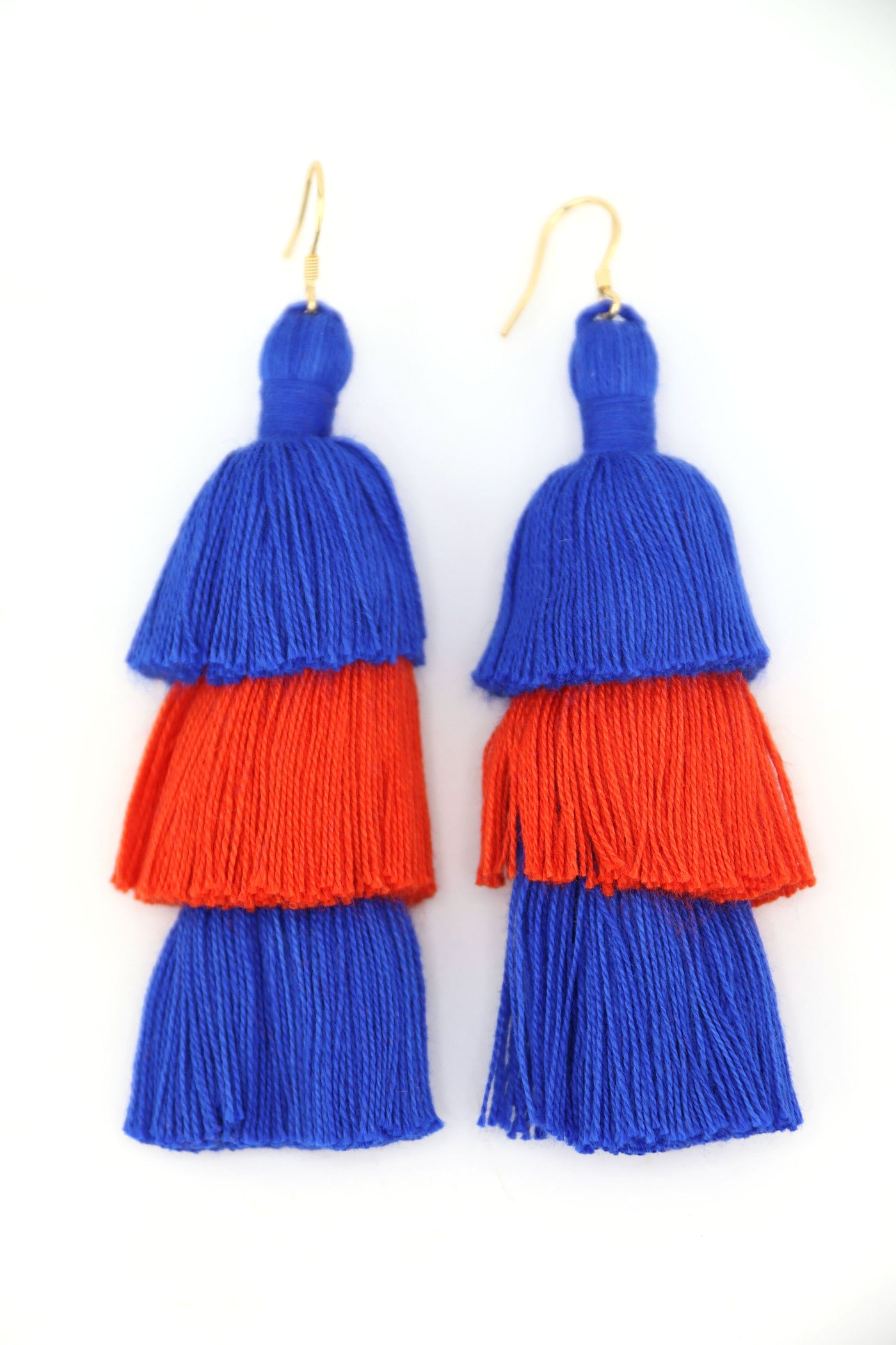 Florida Gators Game Day Tiered Tassels Earrings