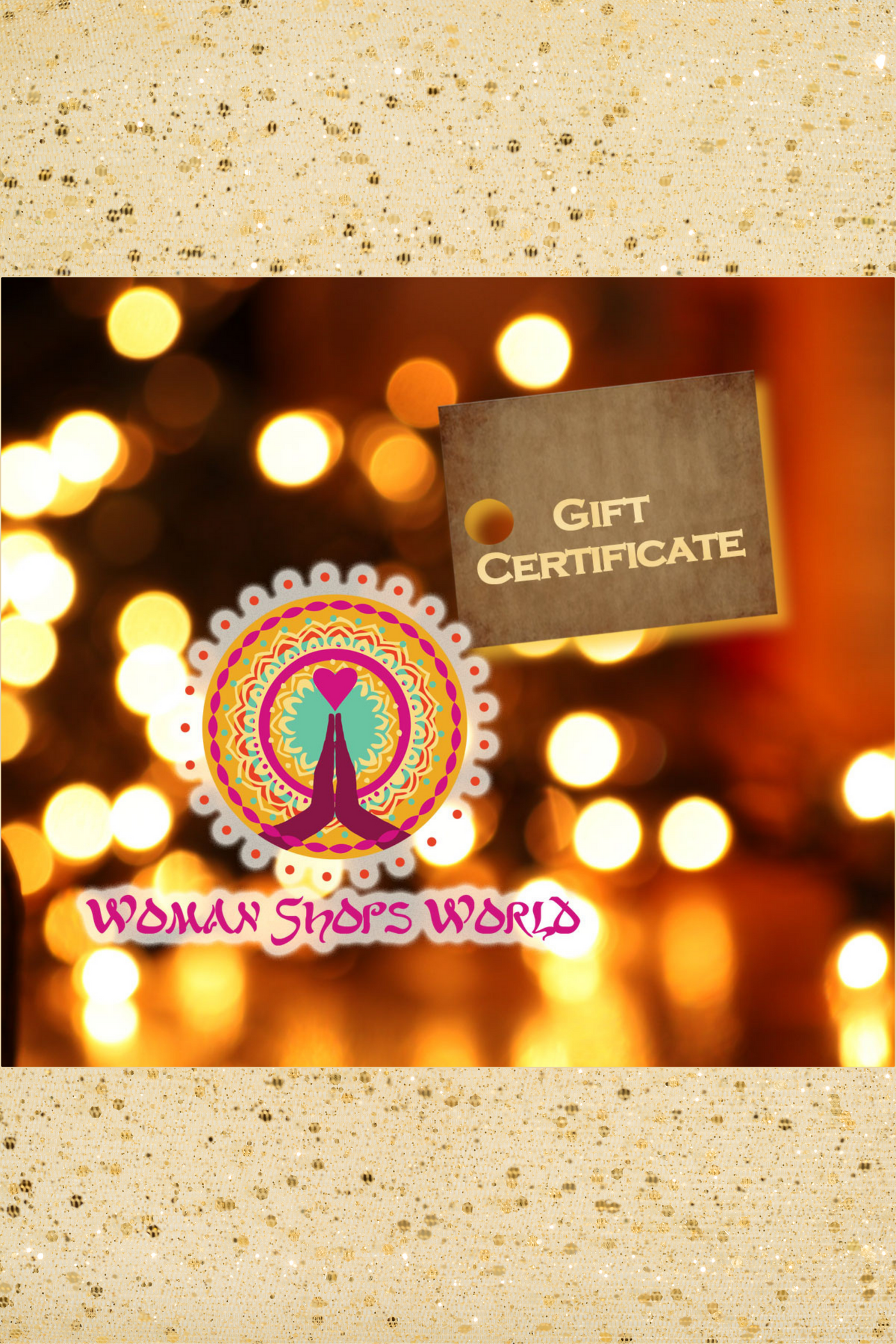 WomanShopsWorld Gift Certificate