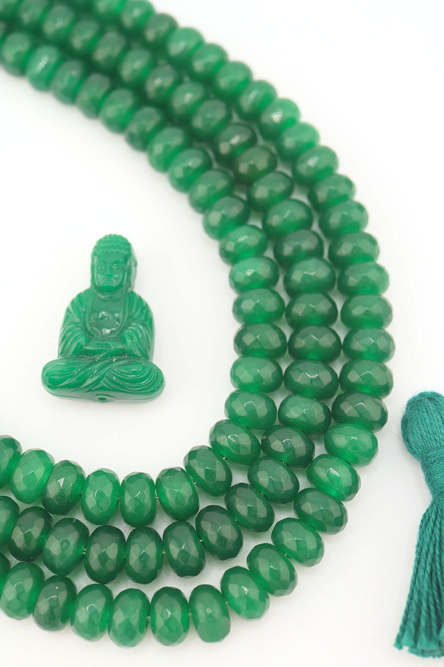 Green Faceted Rondelle 8x5mm, Jade Bead Strands for making trendy rondelle jewelry