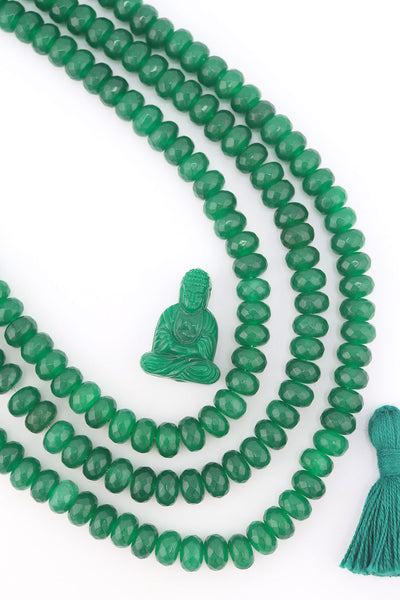 Green Faceted Rondelle 8x5mm, Jade Bead Strands for making trendy rondelle jewelry