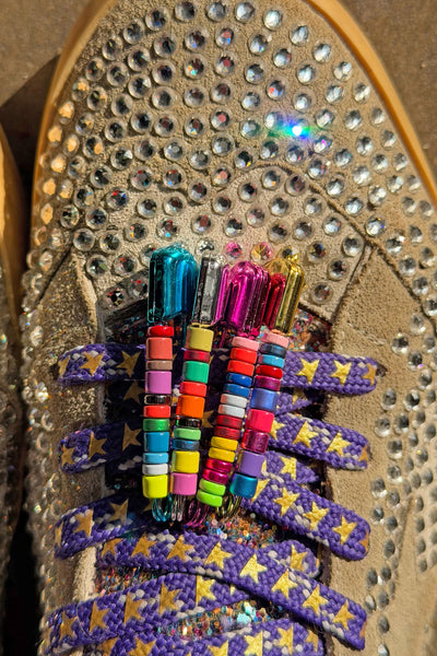 Beaded Safety Pin DIY Kit – Colorful Enamel Beads for Shoes, Bags & Beyond