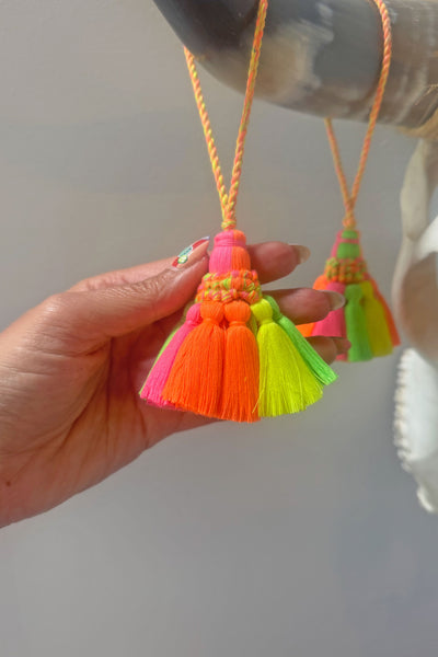 Neon Temple Belle Home Decor Tassels, Purse Charms, Bag Swag, great as purse charms or bag swag, these artisan made tassels are ethically sourced 