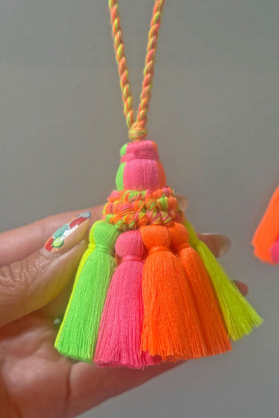 Neon Temple Belle Home Decor Tassels, Purse Charms, Bag Swag, great as purse charms or bag swag, these artisan made tassels are ethically sourced 