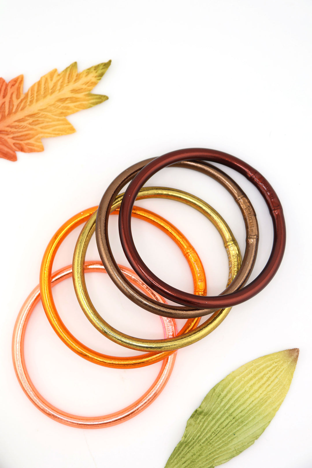 Pumpkin Spice Latte Thai Buddhist Temple Bracelets, Mantra Bangle