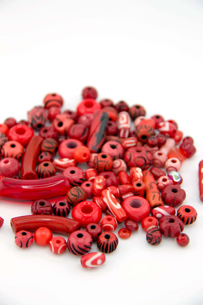 Embrace the Energy of the Earth with the Red Root Chakra Bead Grab Bag. Dive deep into the grounding energy of the root chakra