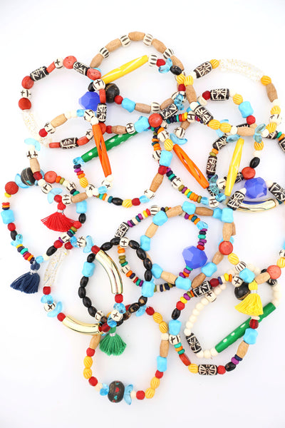 DIY Bracelet Kit designer quality, make your own bracelets with authentic beads