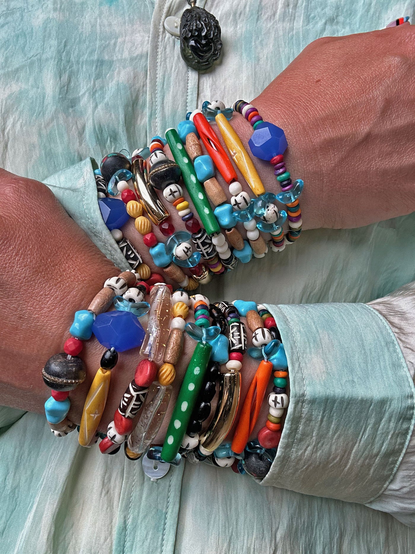 Santa Fe Stretchy Bracelet Making Kit - DIY 18+ Beaded Bracelets for all ages and girls night in