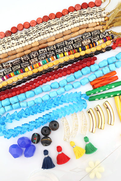 Santa Fe Stretchy Bracelet Making Kit - DIY 18+ Beaded Bracelets for all ages and girls night in