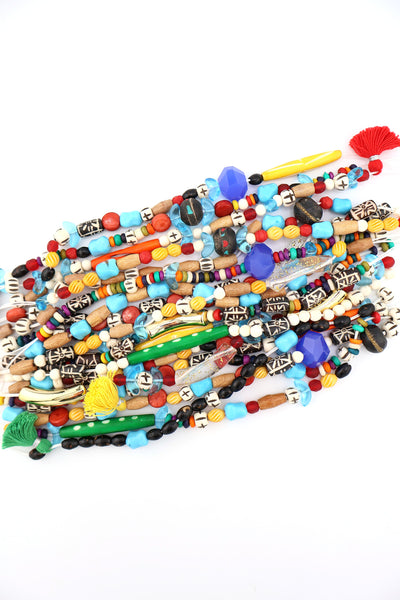 Colorful Santa Fe Stretchy Bracelet Making Kit - DIY 18+ Beaded Bracelets for all ages 