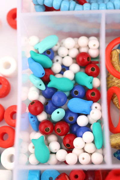 Sardine Girl Summer Jewelry Making Kit DIY Fisherman Aesthetic Jewelry Get hooked on the most joyfully nostalgic kit of the season 💙🐟