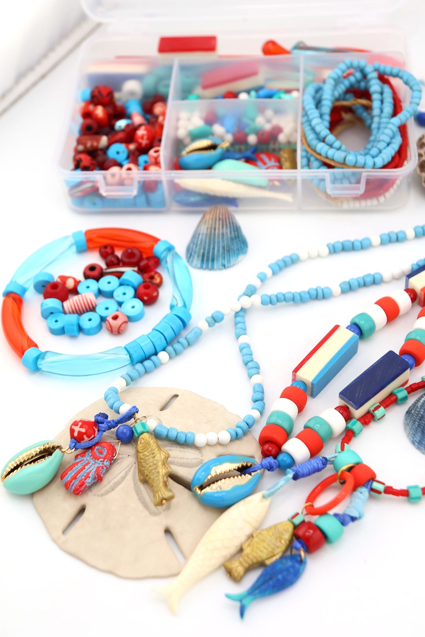 Sardine Girl Summer Jewelry Making Kit DIY Fisherman Aesthetic Jewelry Get hooked on the most joyfully nostalgic kit of the season 💙🐟