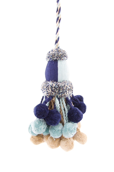 Sukarma Swag Home Decor Luxurious Tassel Ornament, Artisan Made, 6"