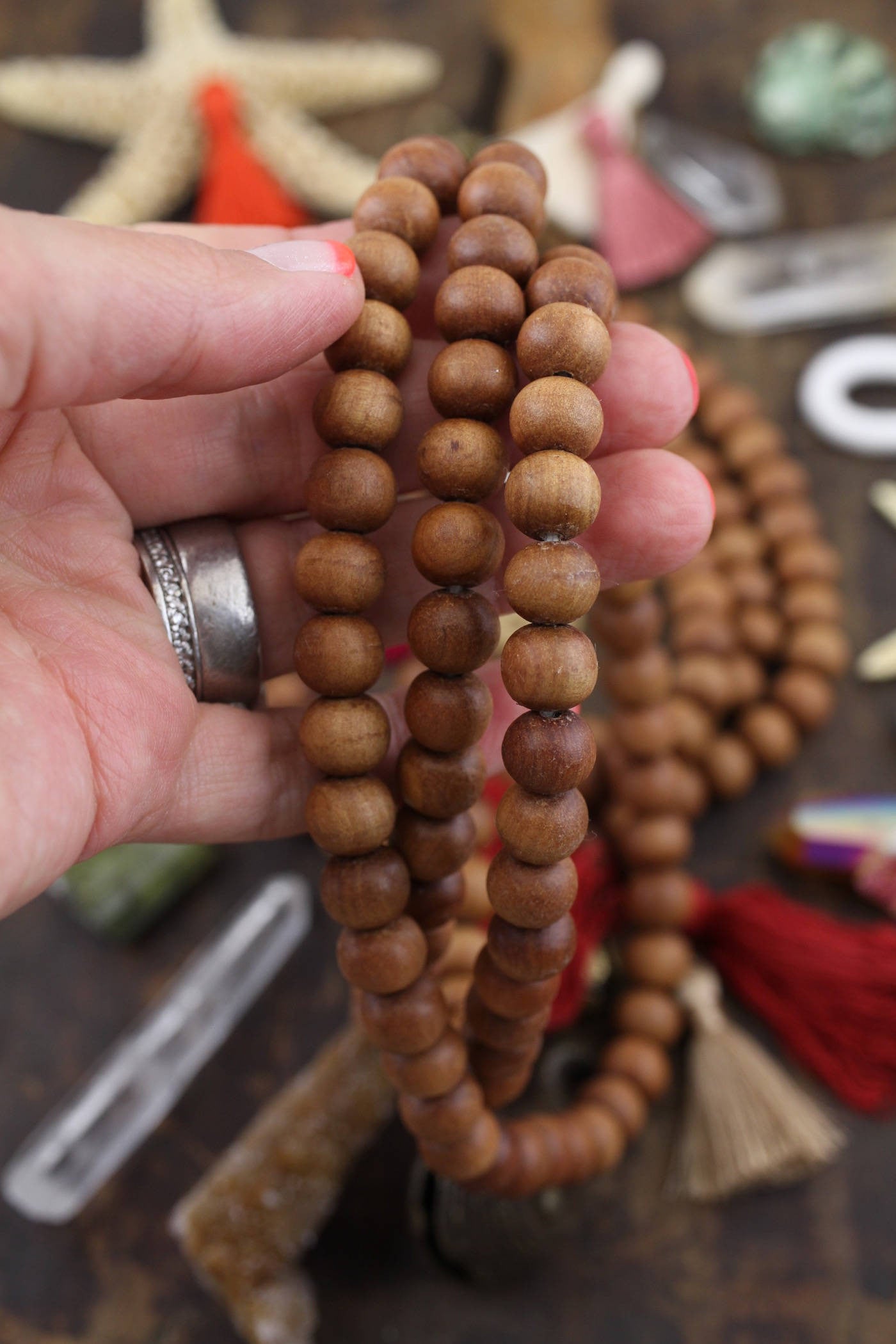 10mm Sandalwood Beads