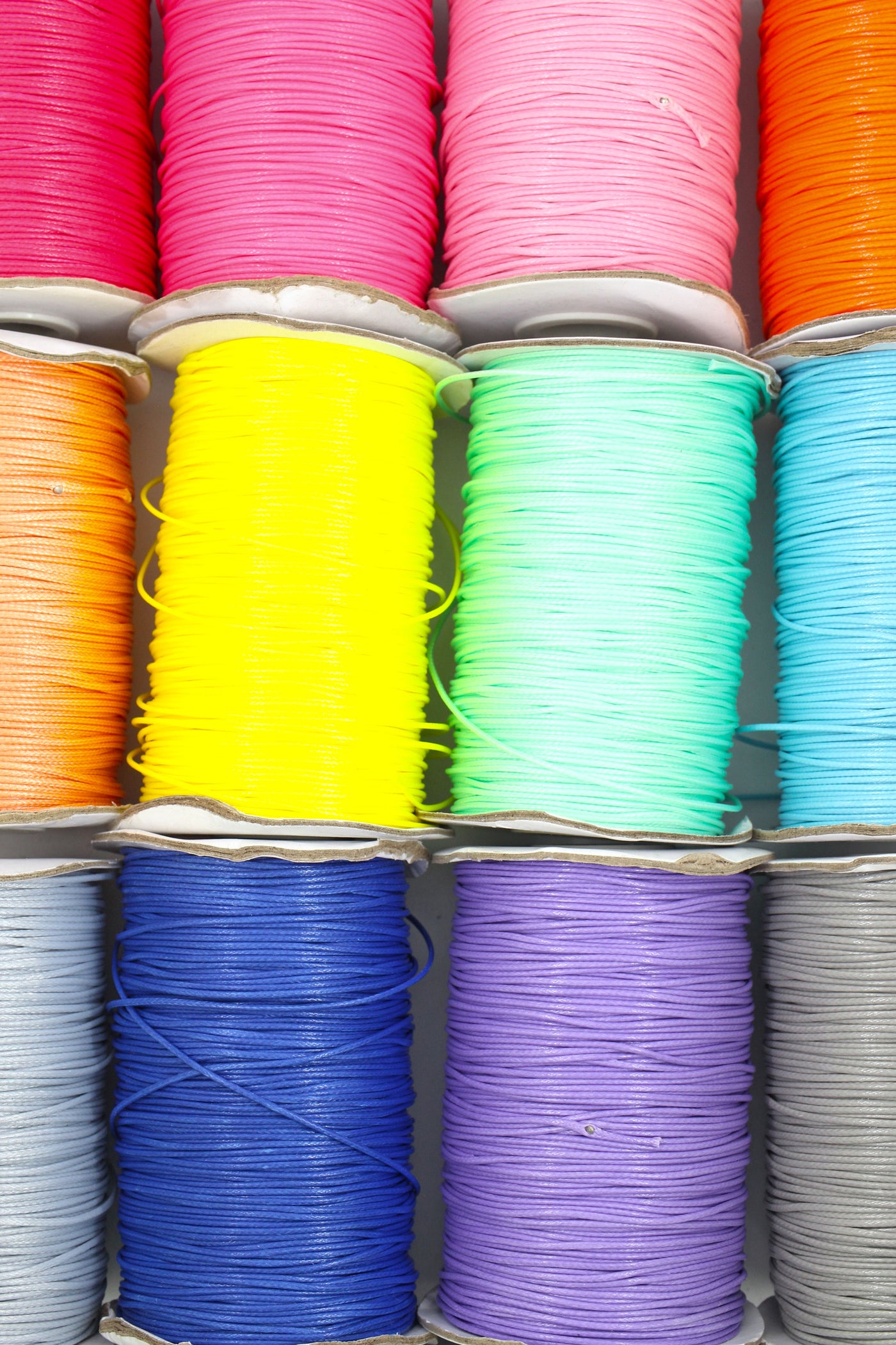 1mm Waxed Nylon Beading Thread, Macrame, Shamballa, Kumihimo Cord, Assorted Colors, 1 yard