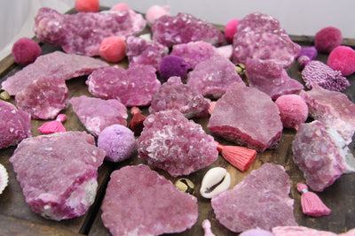 Cobalto Calcite Mineral Specimen: Natural Gemstone