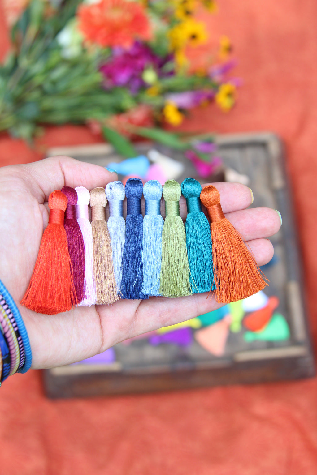 Mini Silky Jewelry Tassels, 1.25 Tassels for Earrings,Tassel Supplier