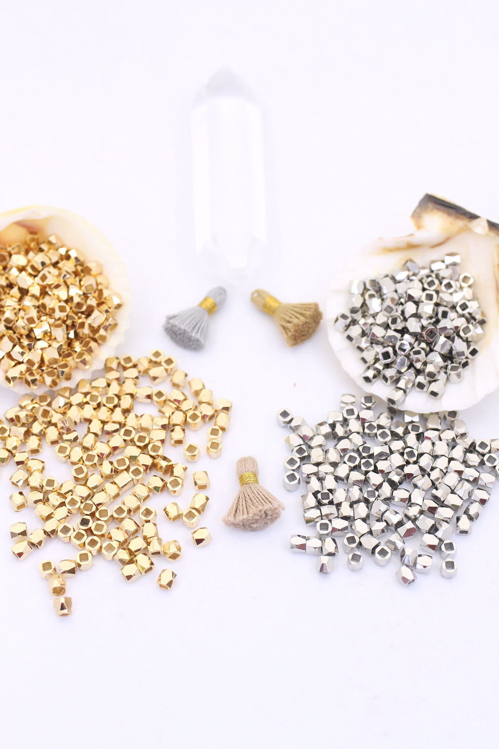 Golden Glow Mala: 108 Bone Bead Spacers, Yoga Inspired Jewelry