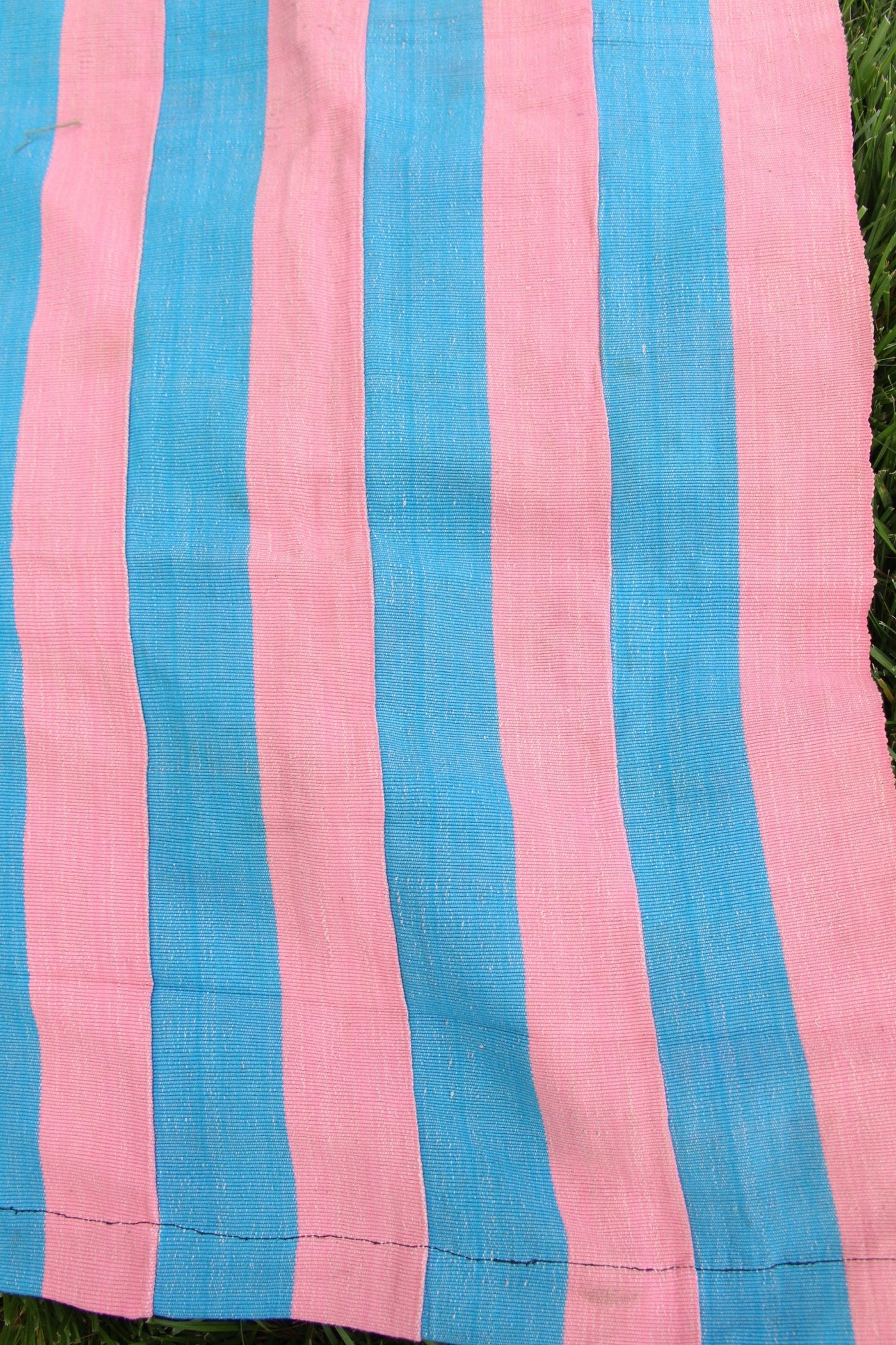 Pink, Blue Striped Cloth
