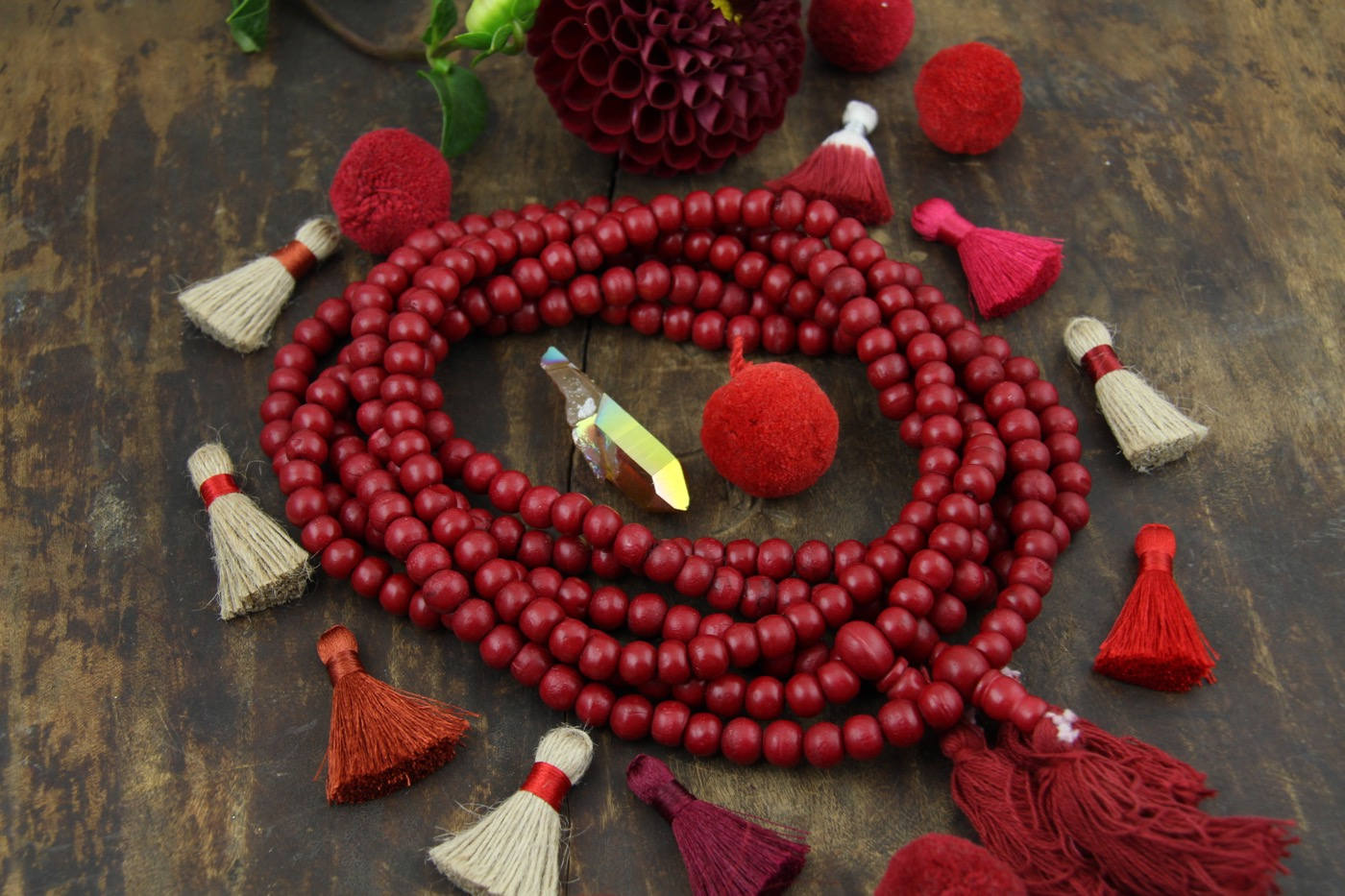 108 beads, Exclusive Color, Boho Yoga Jewelry Making Supply