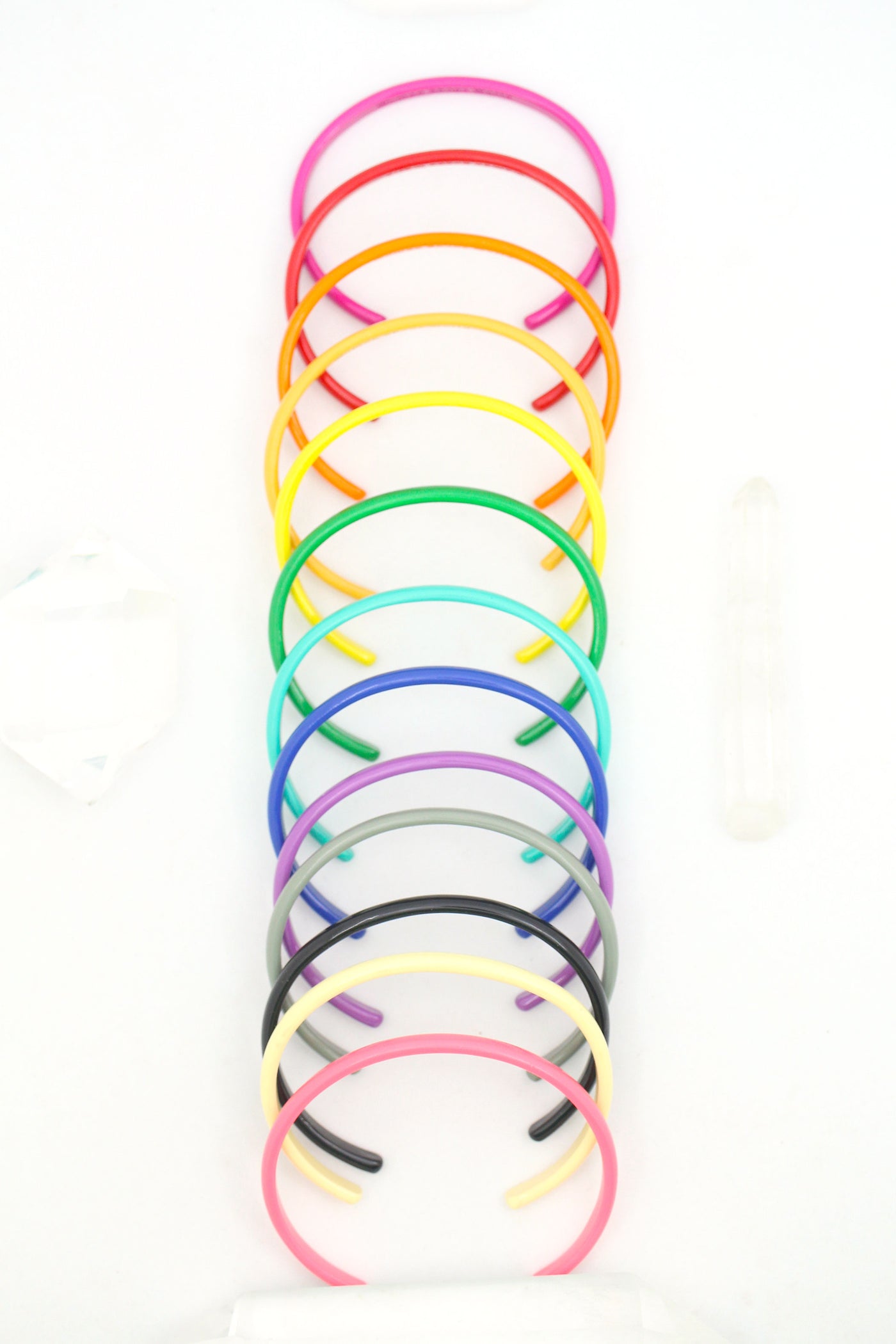 Enamel Cuff Bracelet, Colorful Arm Stack, 1 Bangle