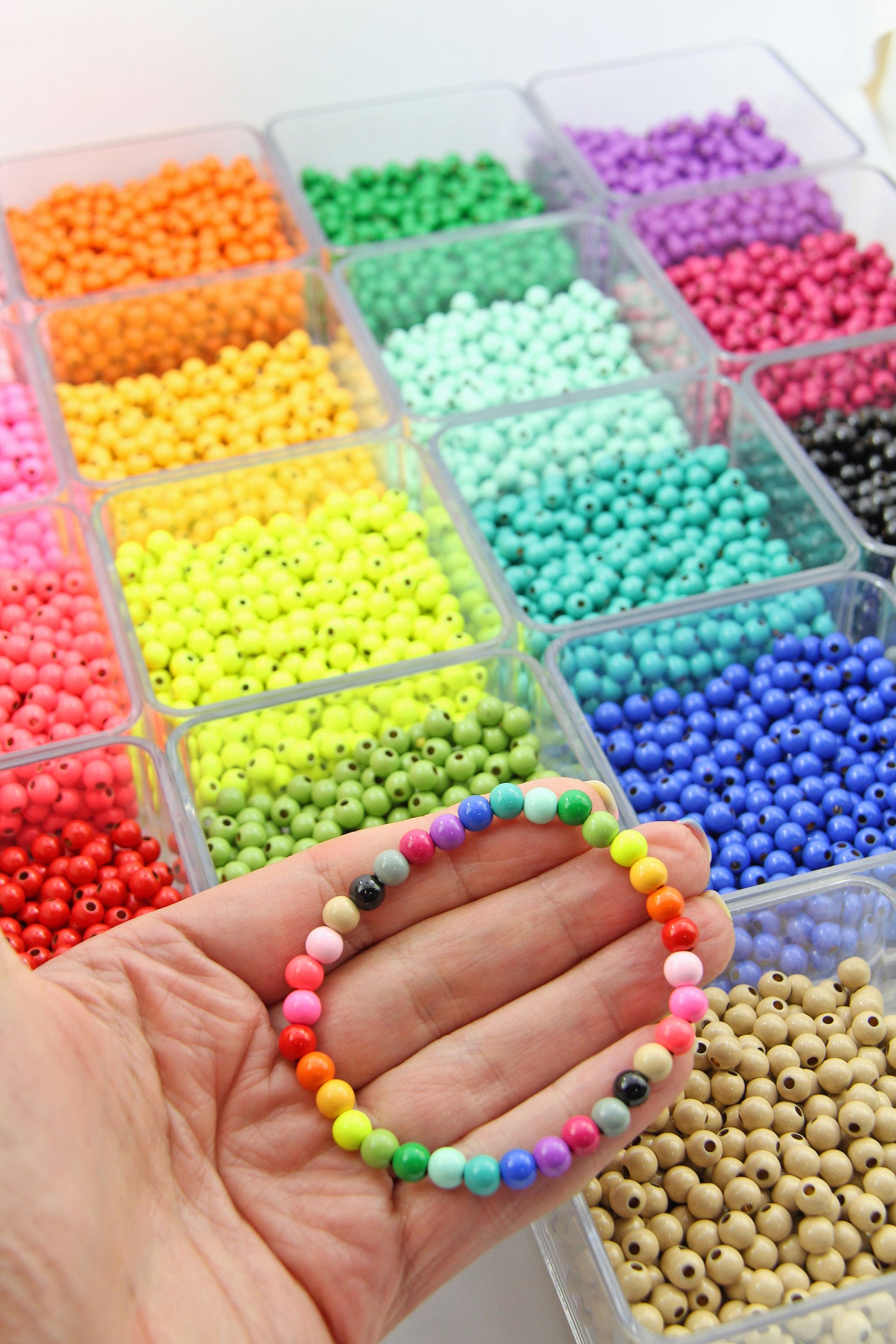 20pcs 5x6mm Tube Enamel Beads Painted Grease Colorful Beads For Bracelets  Making Rainbow Jewelry Making Accessory Supplier - AliExpress