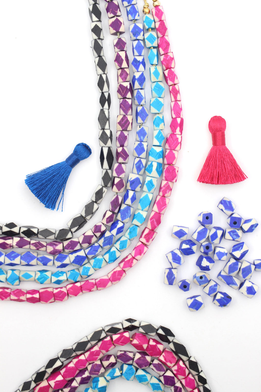 Blue Beads Collection for DIY Crafts & Jewelry