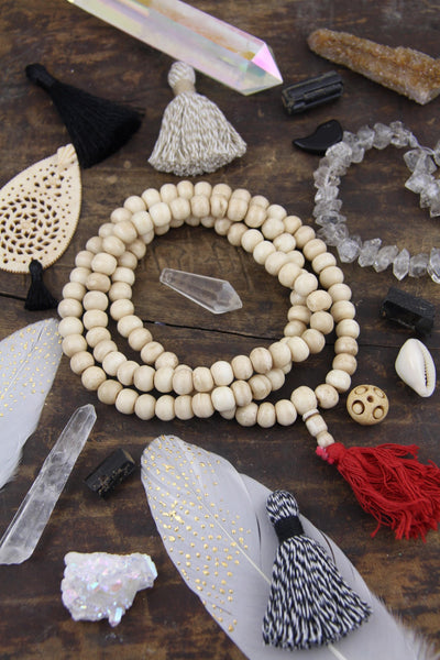 Late Victorian Hand Carved Bone Bead Necklace – A. Brandt + Son