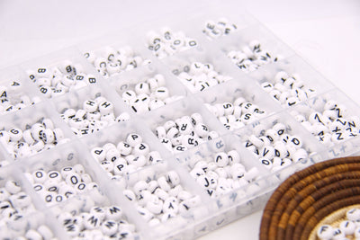 Letter Beads for DIY Custom Name Jewelry 