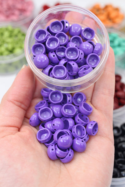 Bubble Bead Enamel Tile Beads, 2-Hole Beads for Trendy Elastic Bracelets