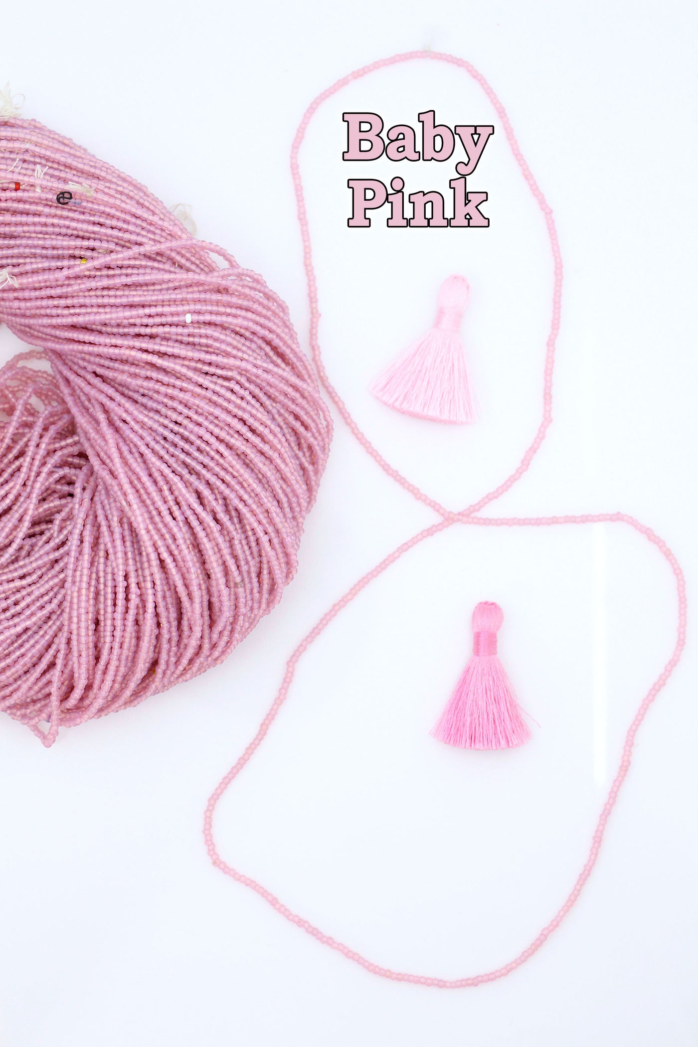Pink Tiny Glass Beads