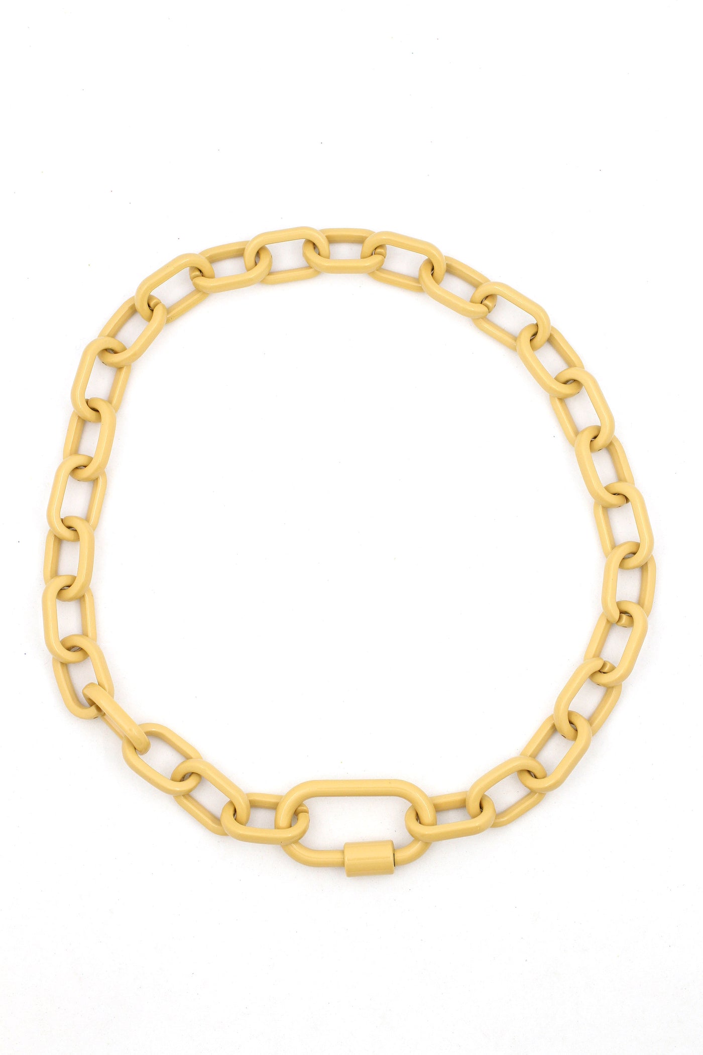 Luxe Link Enamel Chain Necklace, Assorted Colors