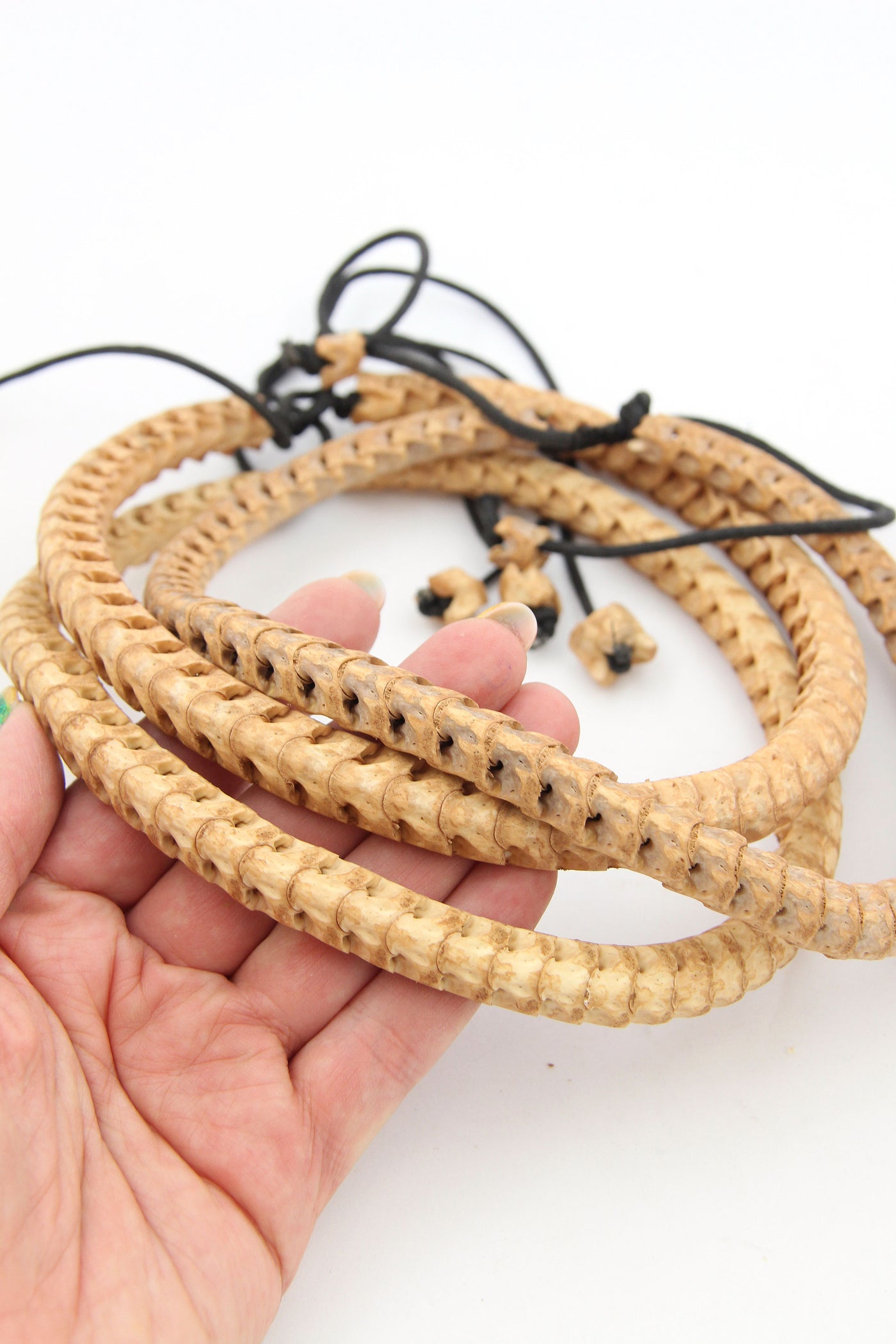 Authentic Snake Bead Necklace, from Thailand, for Protection