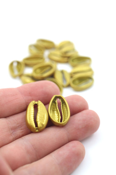 Gold Shell Beads