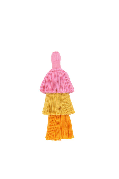 Cotton Tiered Tassels for Earrings