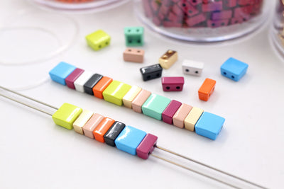 DIY Colorblock Bracelets