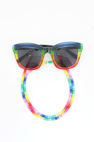 DIY Enamel Bead Sunglasses Necklace Kit, DIY Mask Chain