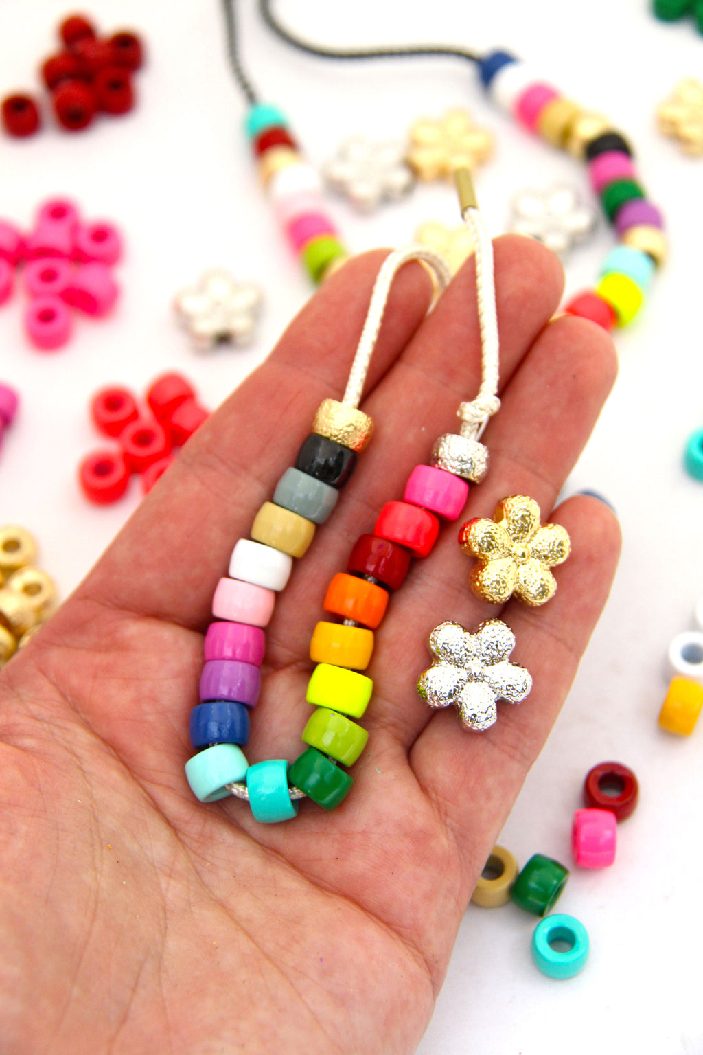 Kids Beads, Diy Bracelet Beads Set Kids Bead Necklaces For Pony Alphabet,  Jewelry Making Kit Art Crafts Kids Classic Bead Toys And Jewelry