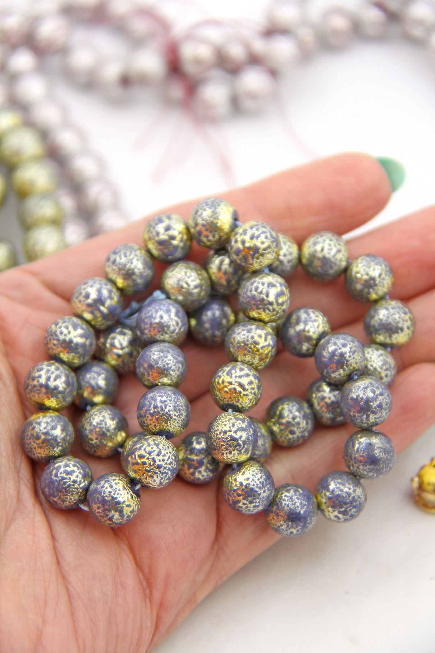 Metallic Beads inspired by the new James Webb Space Telescope images