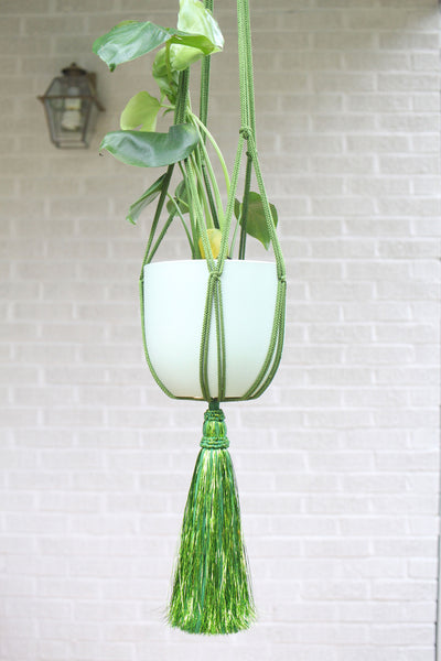 layered hanging planter Colorful Enamel Hanging Basket Plant Chain